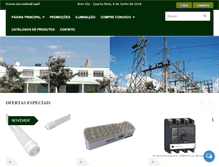 Tablet Screenshot of eletricabrasilia.com.br